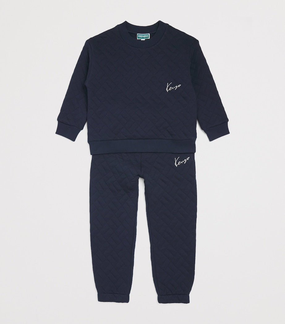 Kenzo Kids Cotton-Blend Quilted Tracksuit Set (2-14 Years)