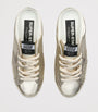 Gold Leather Super Star Sabot Low-Top Sneakers