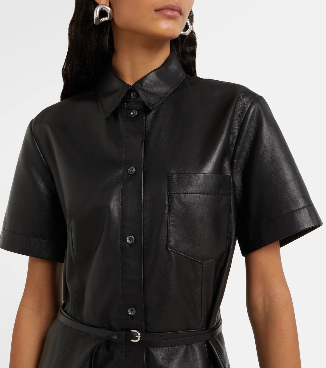 Altuzarra - Kiera leather shirt dress