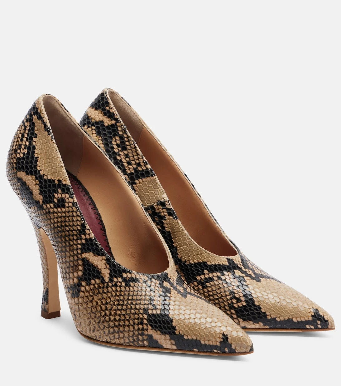 Magda Butrym - 115 snake-effect leather pumps