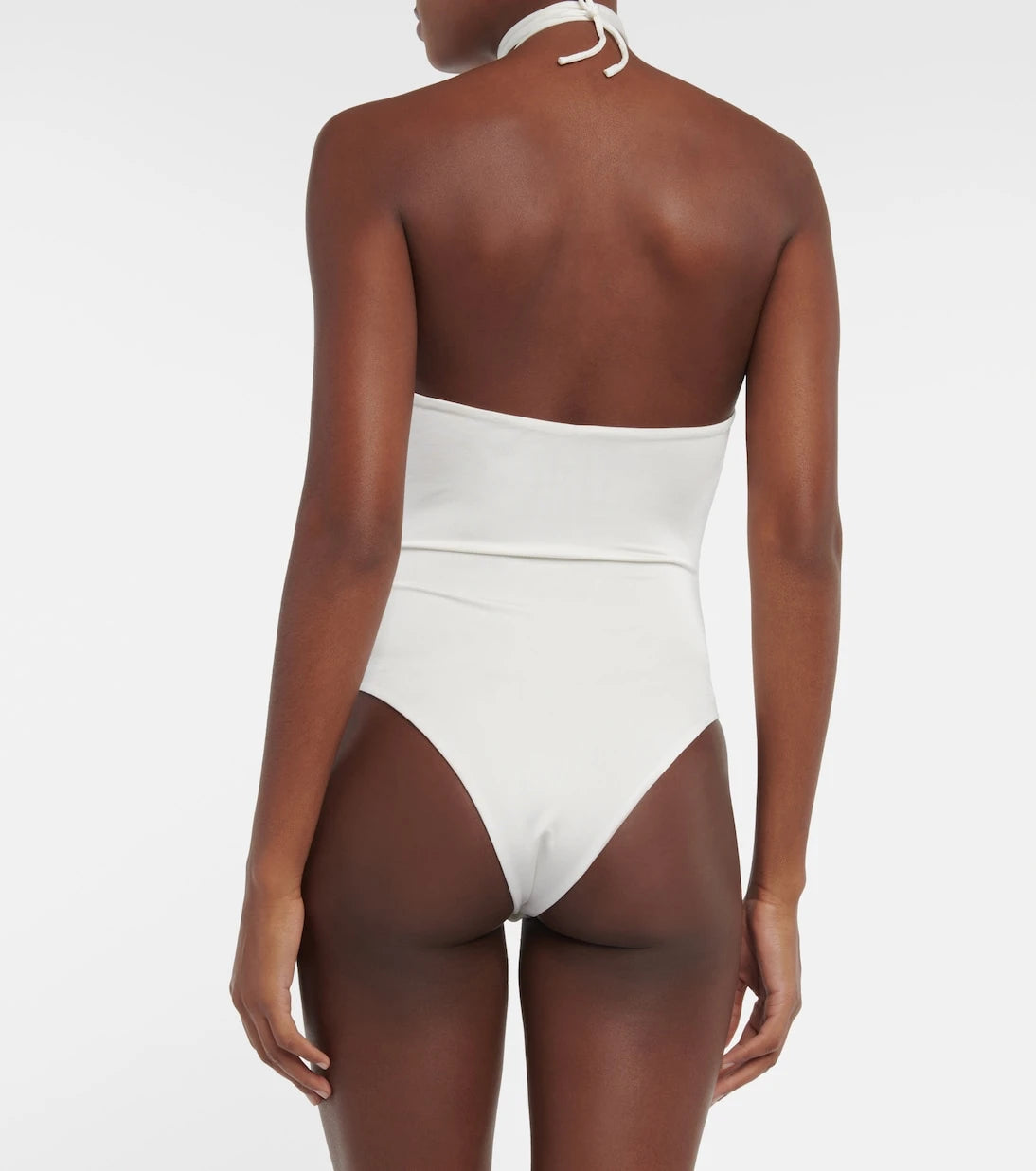 Magda Butrym - Ruffled halterneck jersey bodysuit