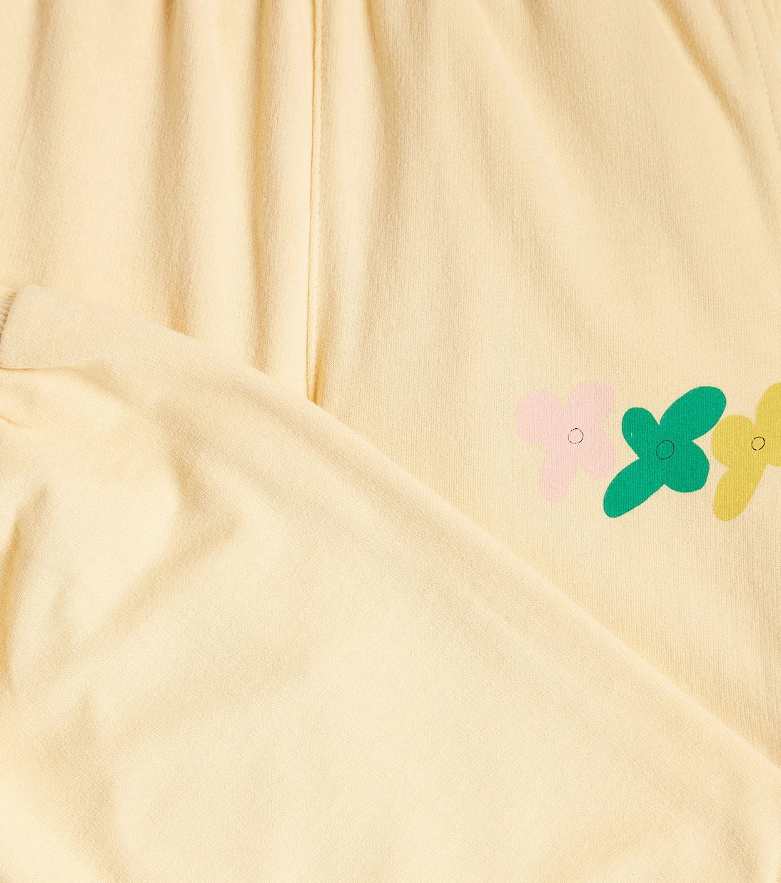 Jellymallow - Flower printed velour sweatpants