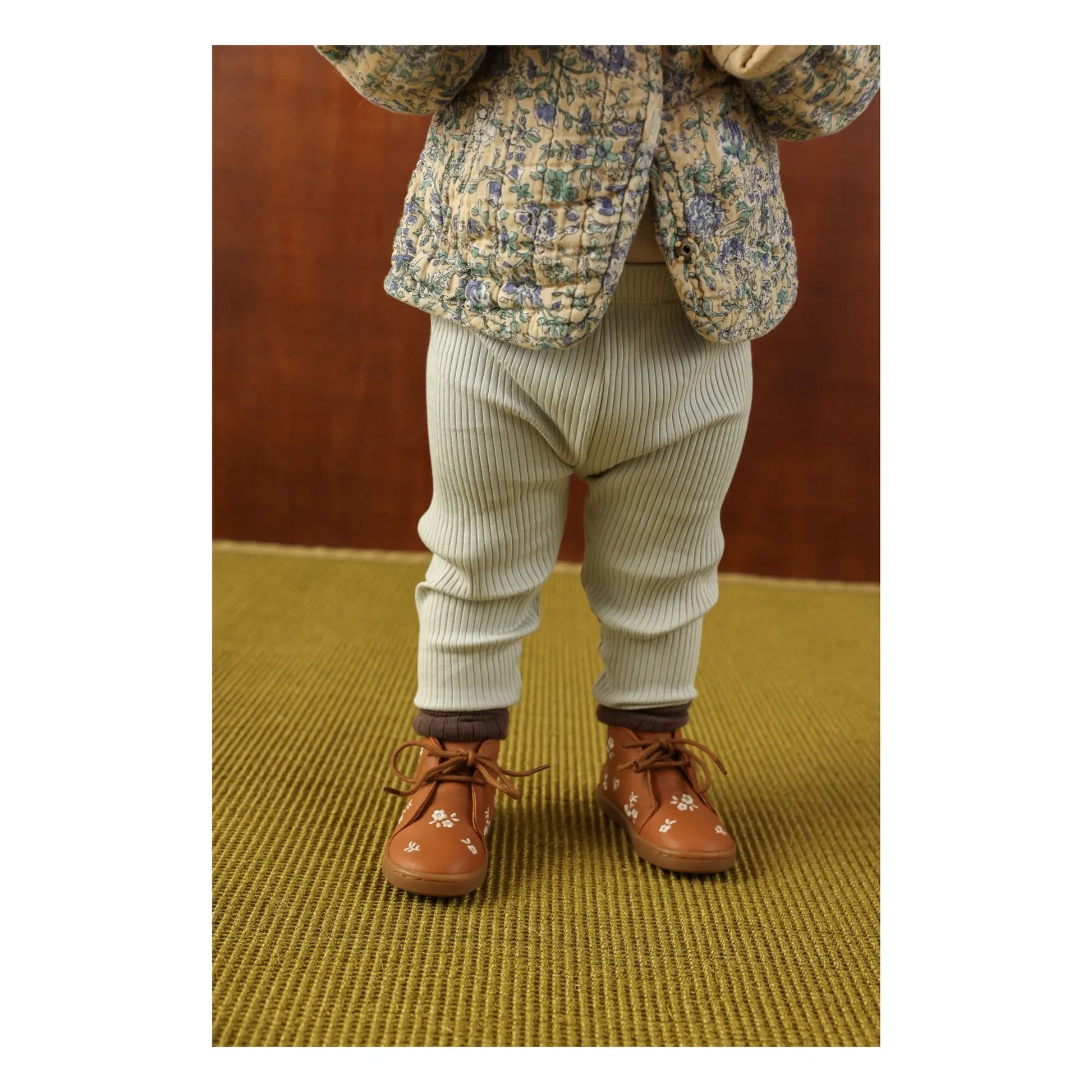 Lazare - Raoul Fleurs Lace-up Sneakers | Camel