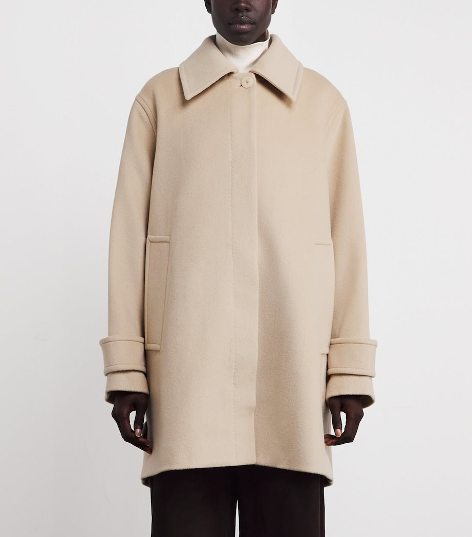 Beige Wool-Cashmere Loti Coat