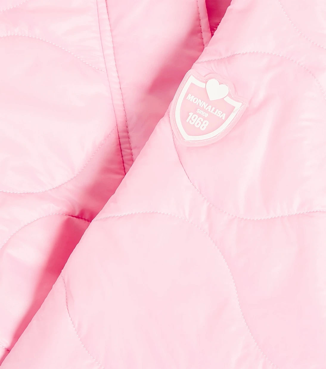 Monnalisa - Quilted bow-detail parka