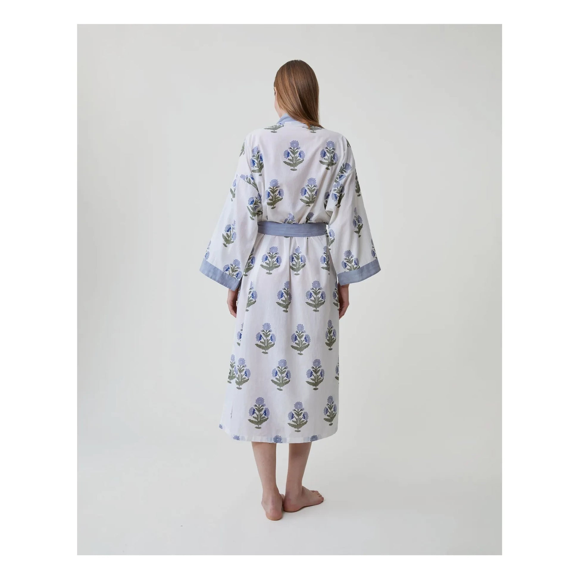 Scarlette Ateliers - Clark Poppy Print Kimono | White