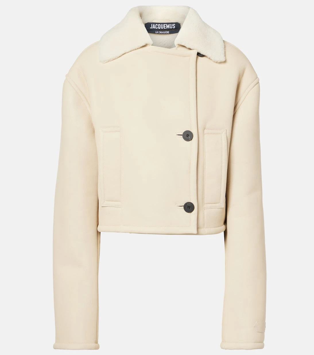 Jacquemus - Marino cropped shearling jacket