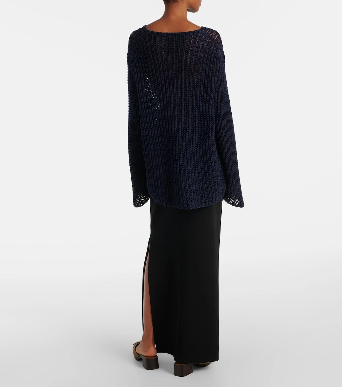 Khaite - Elowen open-knit cotton-blend sweater