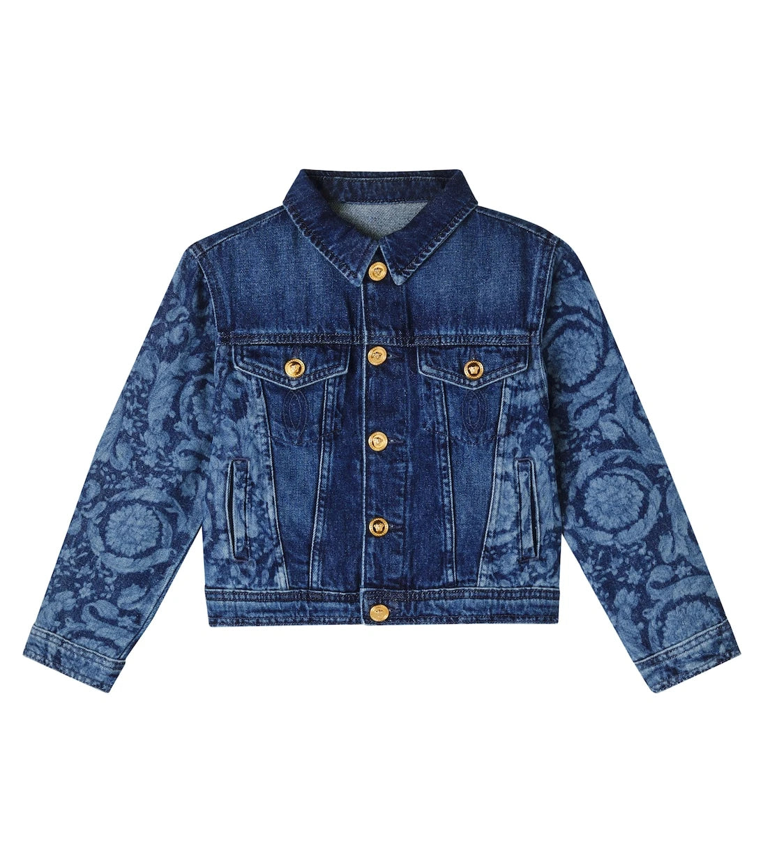 Versace Kids - Barocco denim jacket