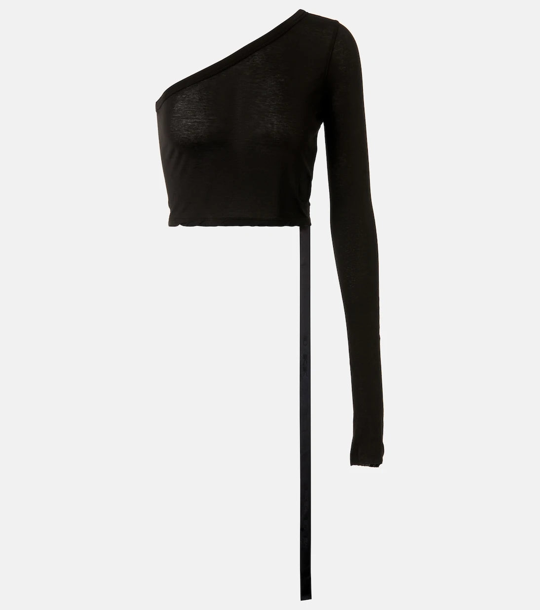 Rick Owens - Ziggy one-shoulder crop top