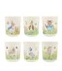 Set of 6 Melamine Peter Rabbit Cups (220ml)
