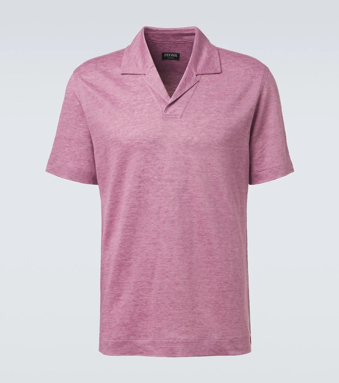 Zegna - Linen polo shirt