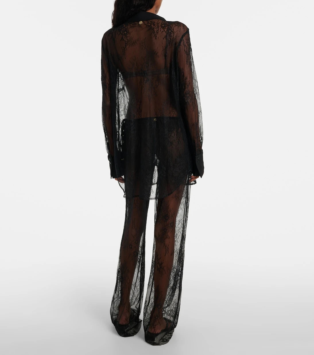 Bananhot - Allen floral lace shirt