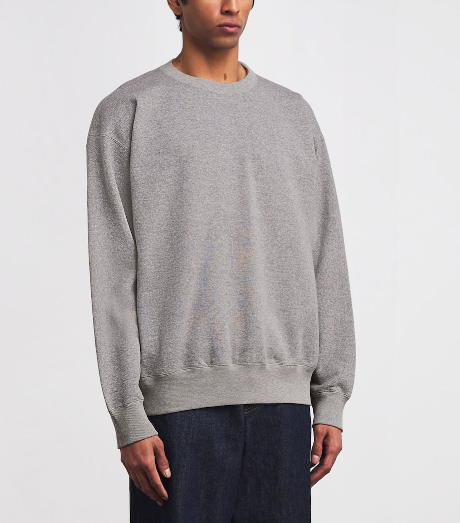 Grey Cotton Smooth Soft Sweatshirt