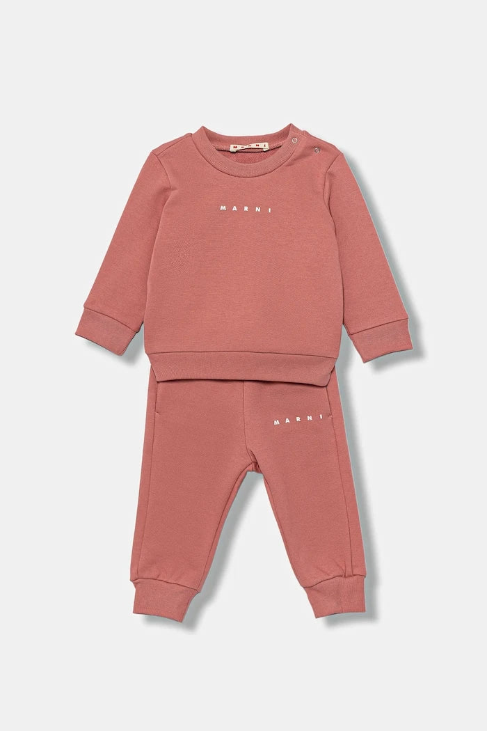 Marni MS1B-SET OVERALLS Bebek Pamuklu Spor Takım (2 Parça)