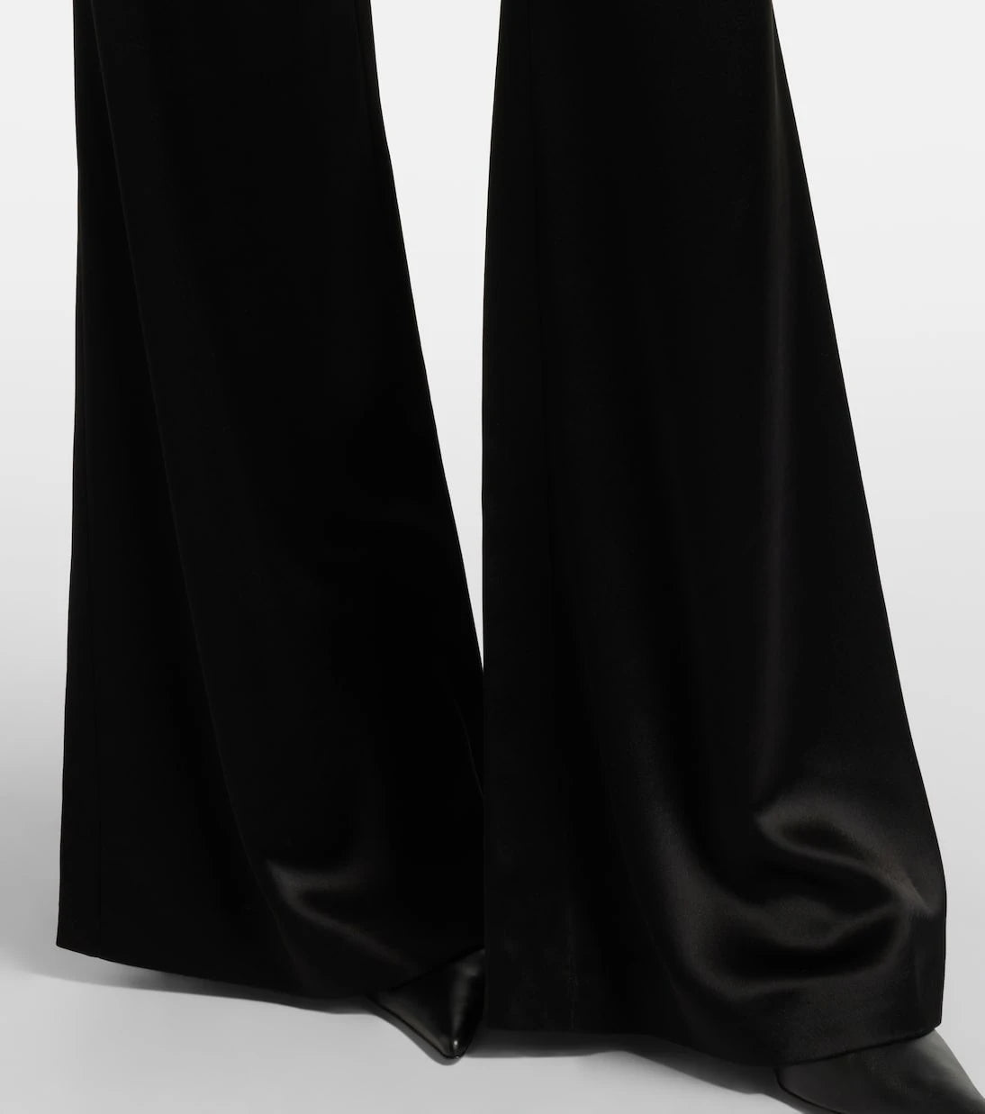 Galvan - Julianne high-rise satin flared pants