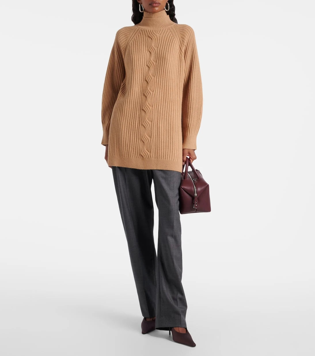 Max Mara - Alcazar wool and cashmere turtleneck sweater