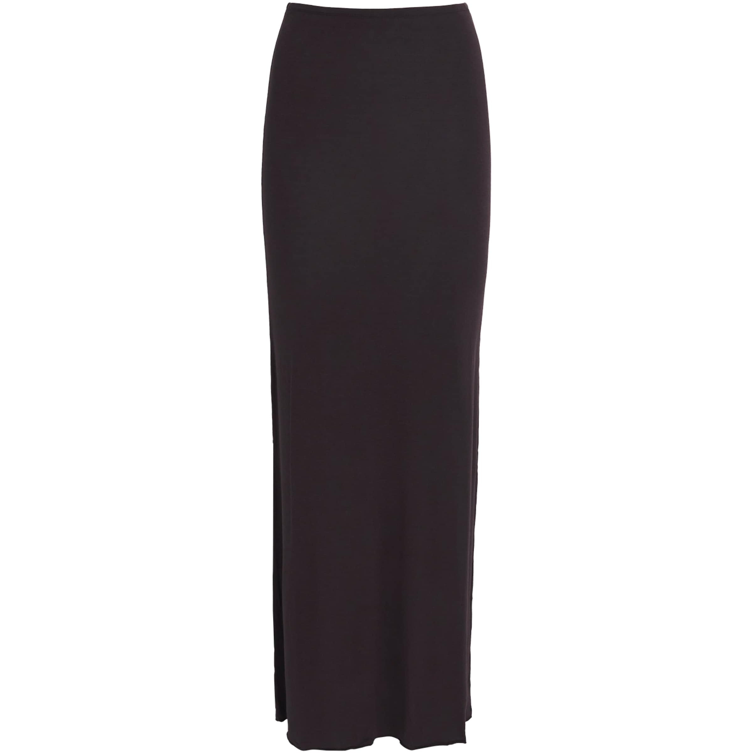 Skims Burgundy Sheer Modal Maxi Skirt