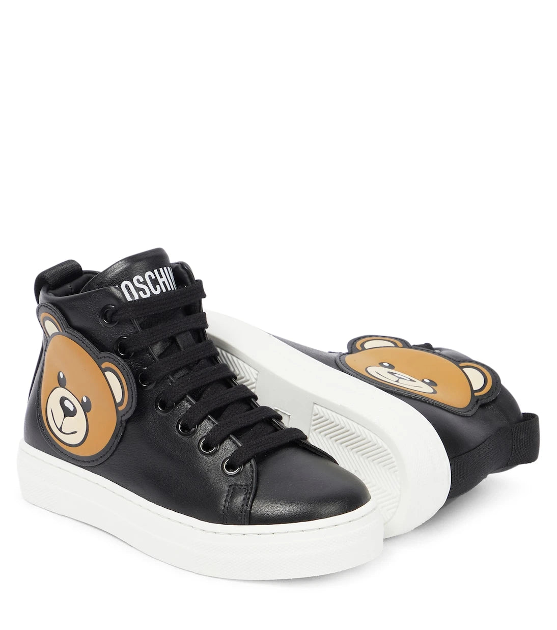Moschino Kids - Leather sneakers