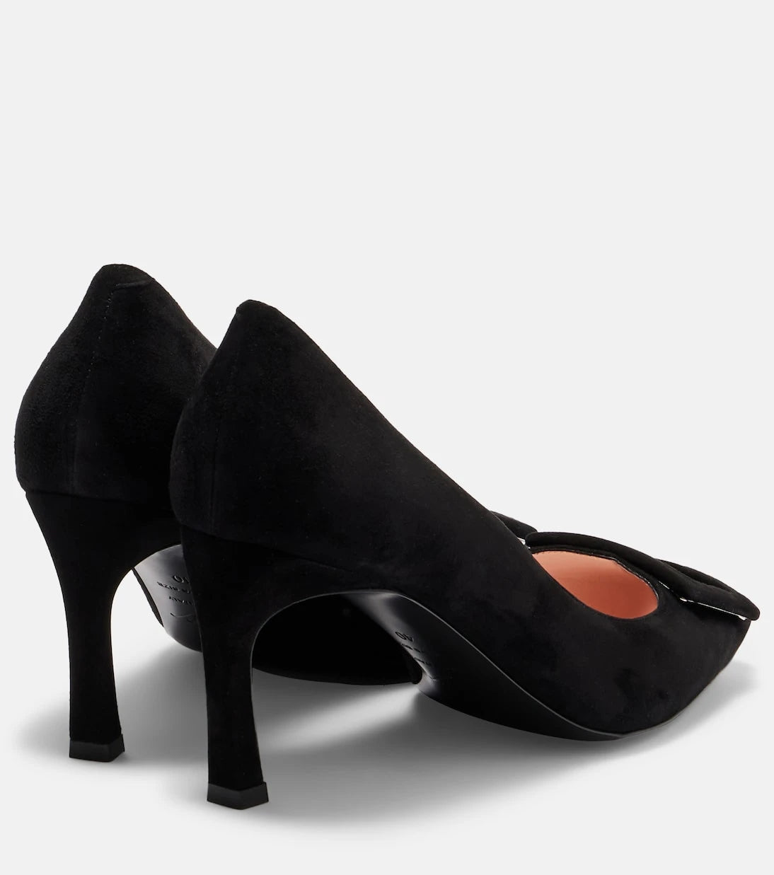 Roger Vivier - Trompette 70 suede pumps