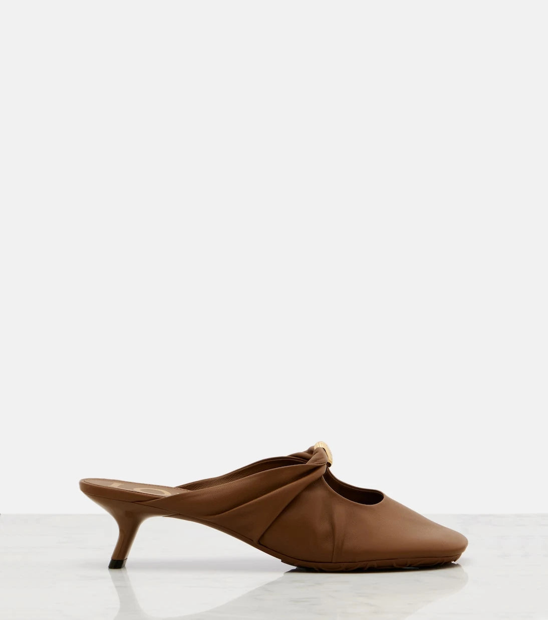 Loewe - Pebble 45 leather mules