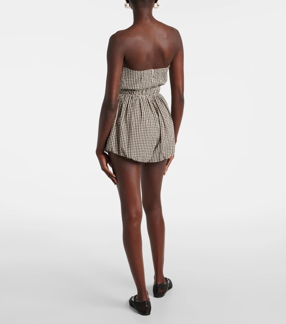 Posse - Aurelia gingham cotton shorts