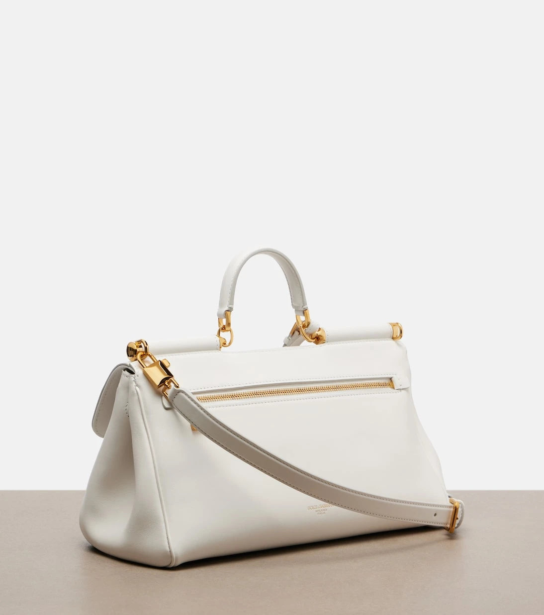 Dolce&Gabbana - Sicily Medium leather top-handle bag