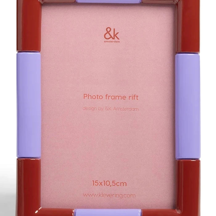 &k amsterdam Rift Burgundy Fotoğraf Çerçevesi