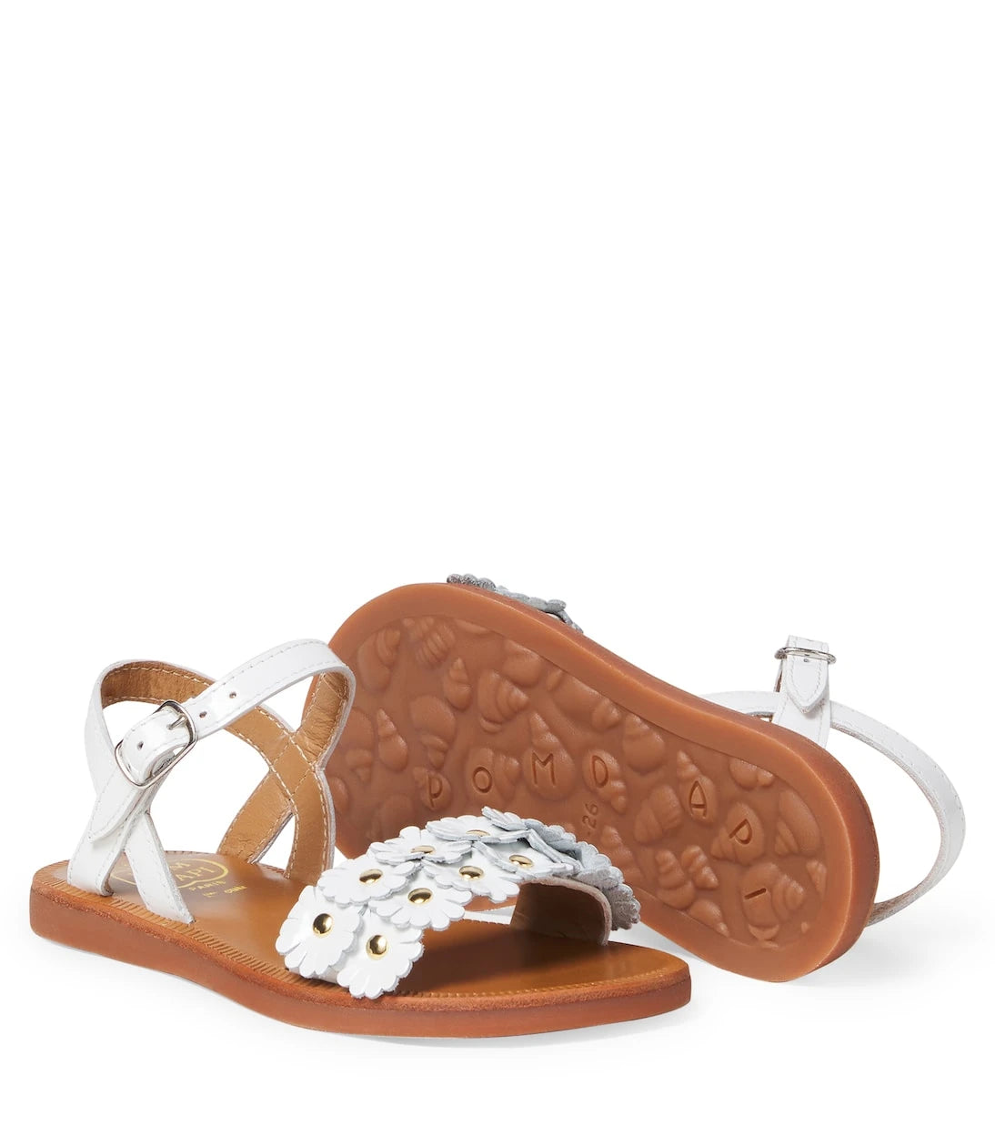 Pom d'Api - Plagette Multi Flo leather sandals