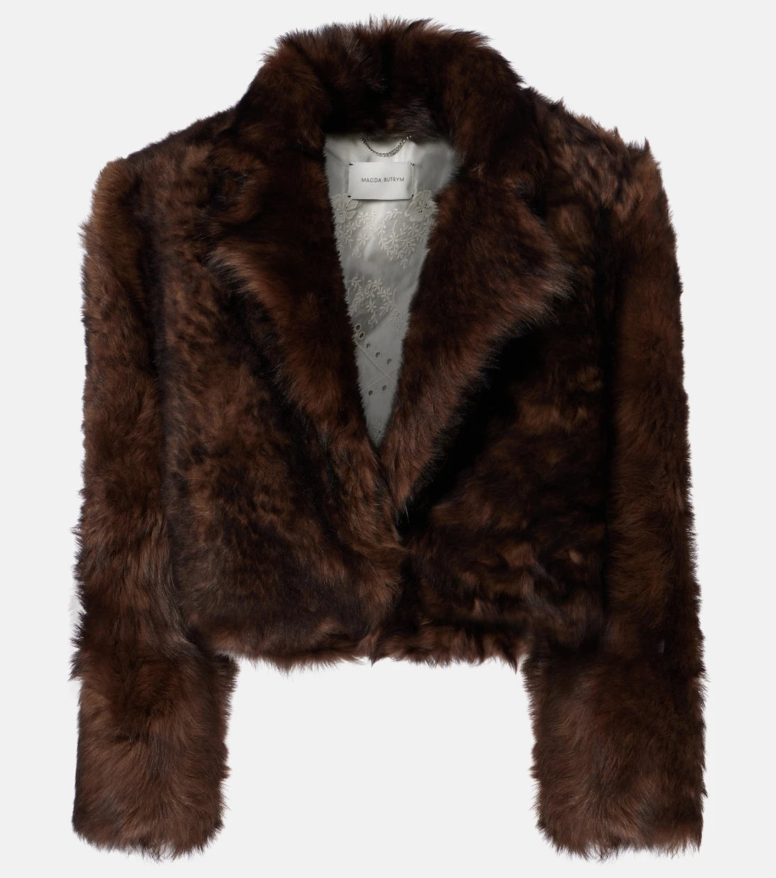Magda Butrym - Cropped shearling jacket