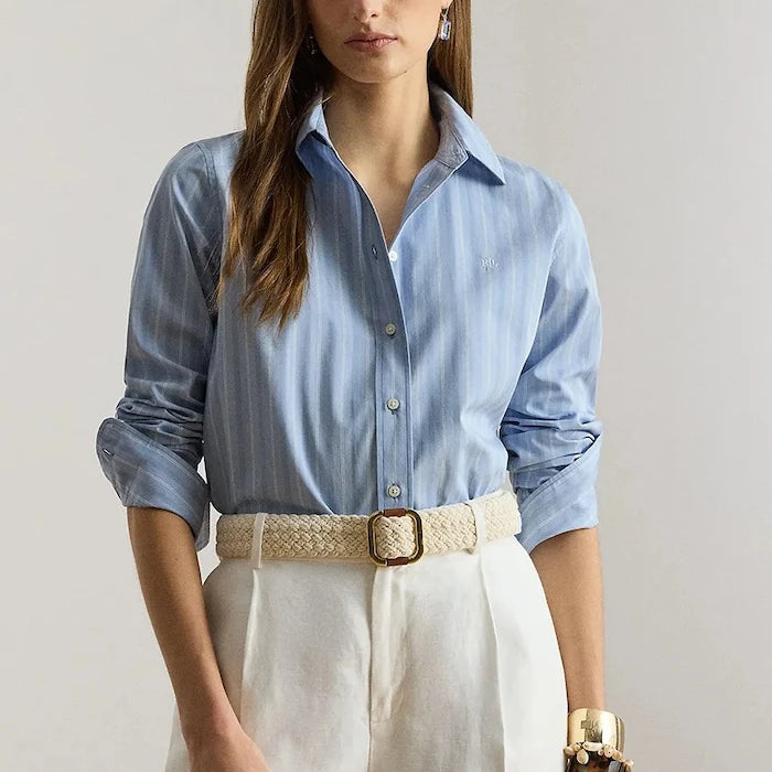 Lauren Ralph Lauren риза дамска от памук