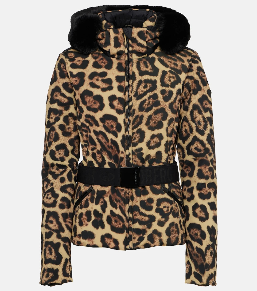Goldbergh - Felis leopard-print down ski jacket