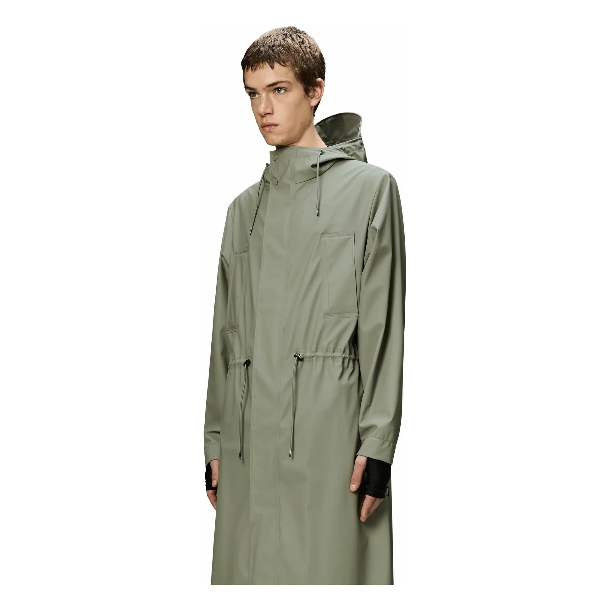 Rains - Bold W3 Long Jacket | Light khaki
