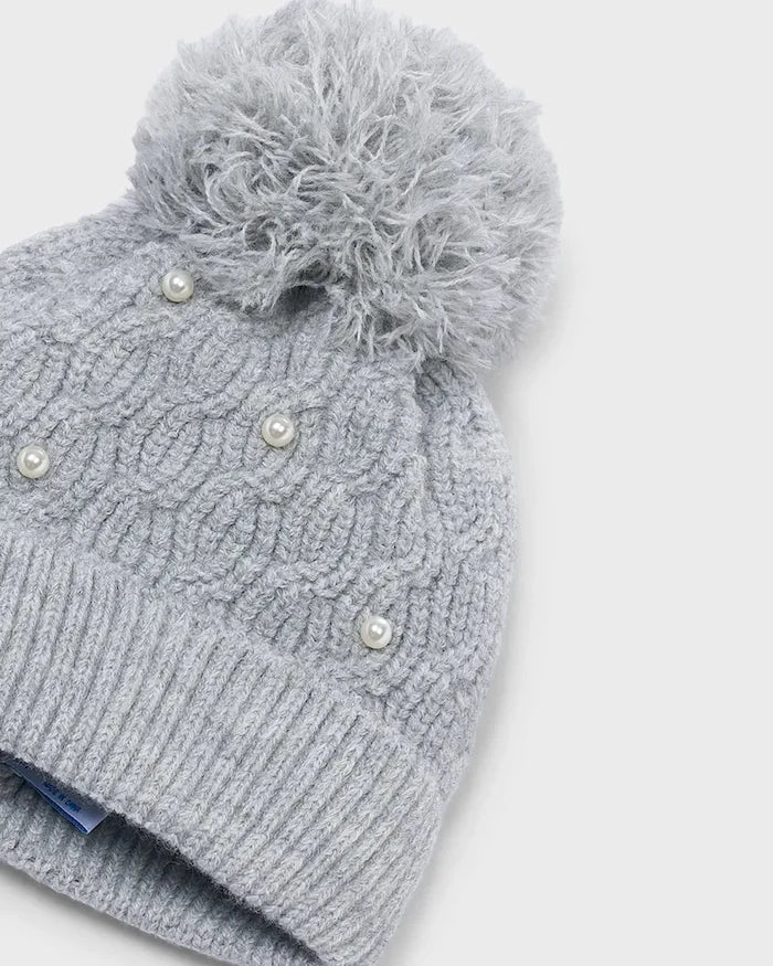 Mayoral Wool Pom Pom Hat for Kids