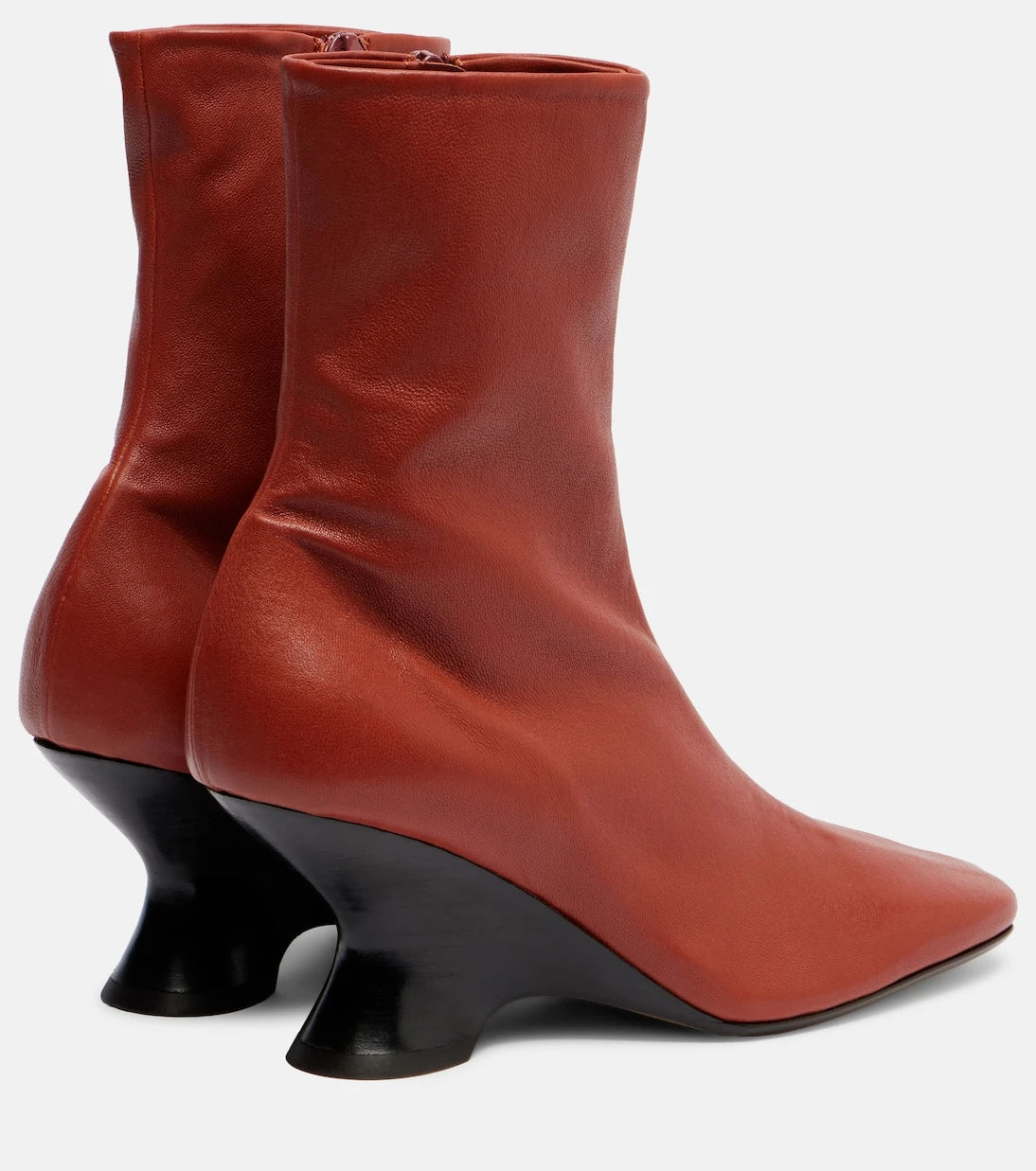 Dries Van Noten - 75 leather ankle boots