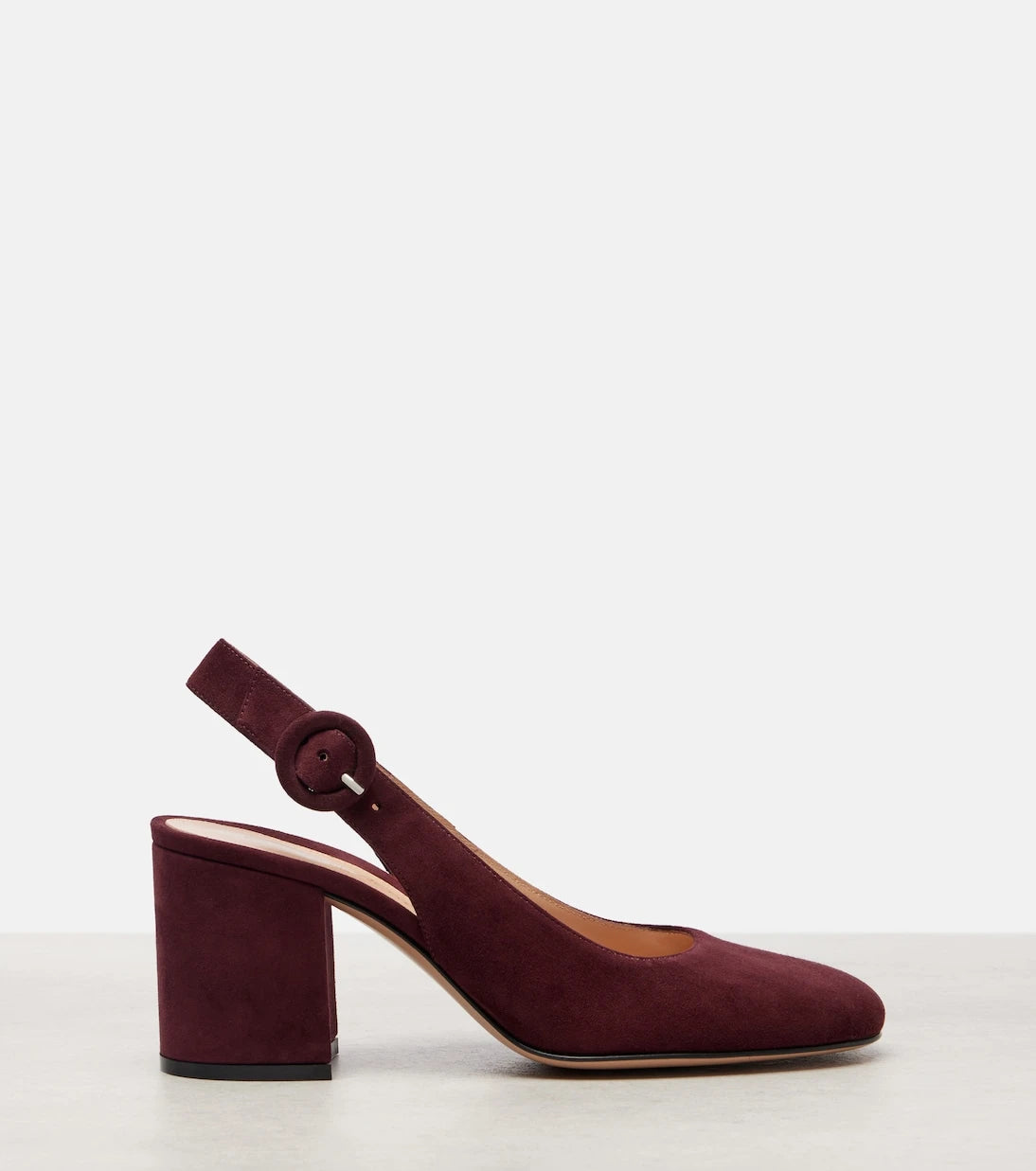 Gianvito Rossi - Joelle suede slingback pumps