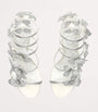 White Embellished Floriane Sandals 80