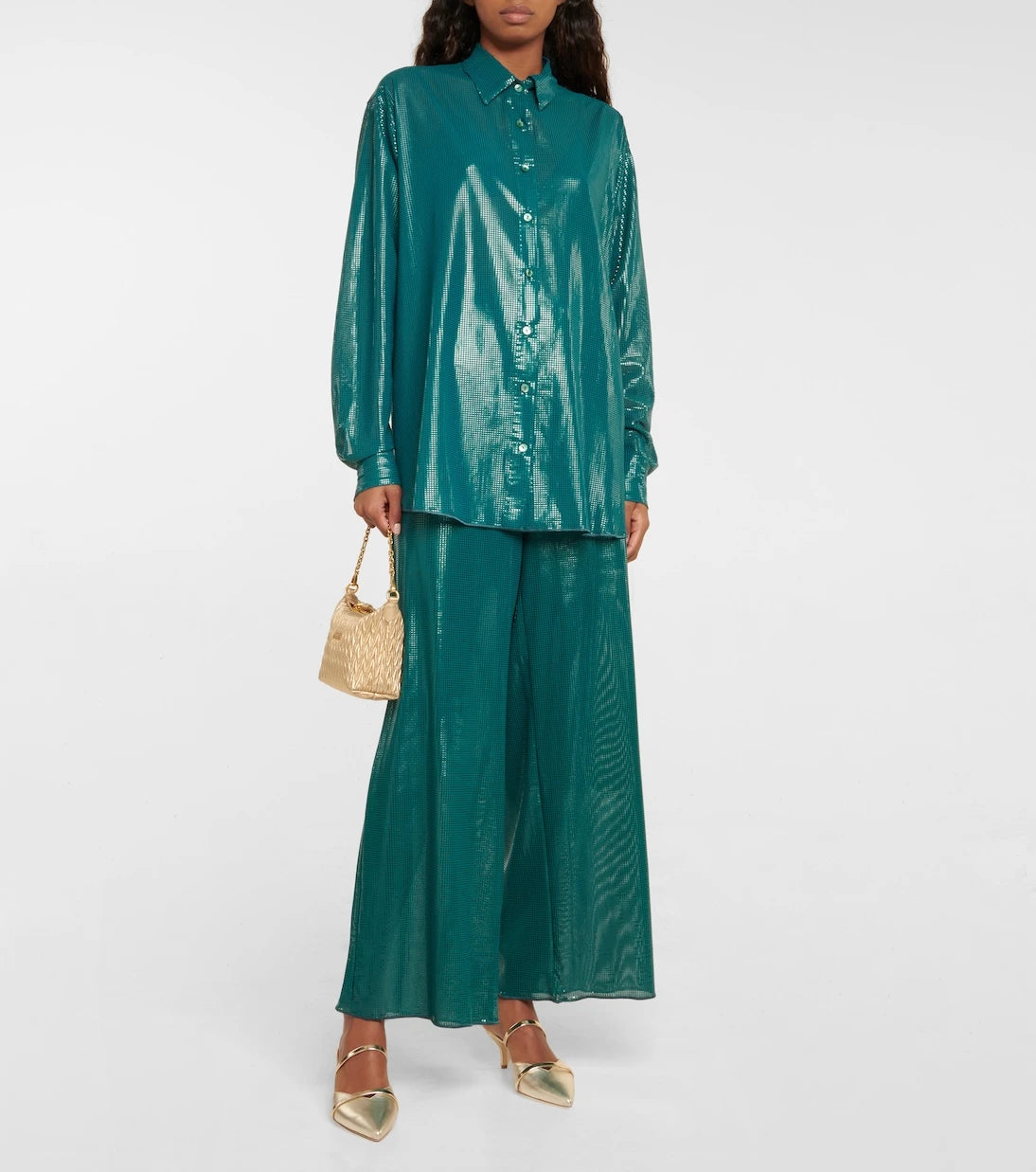 Oséree - Lamé shirt