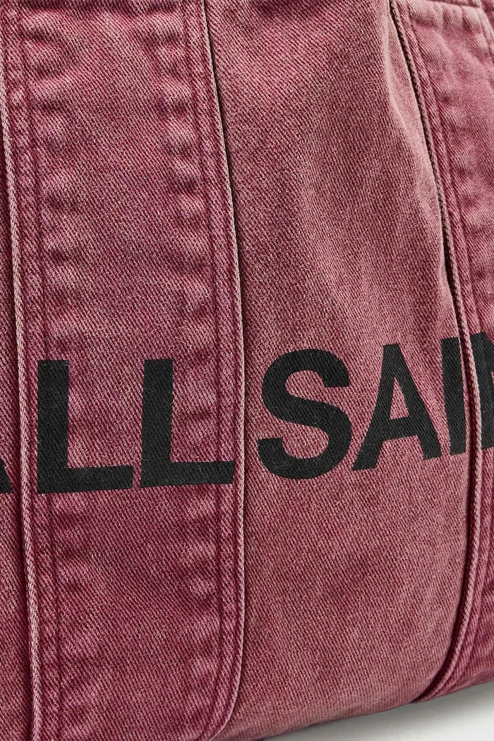 AllSaints чанта tote дамска от памук IZZY