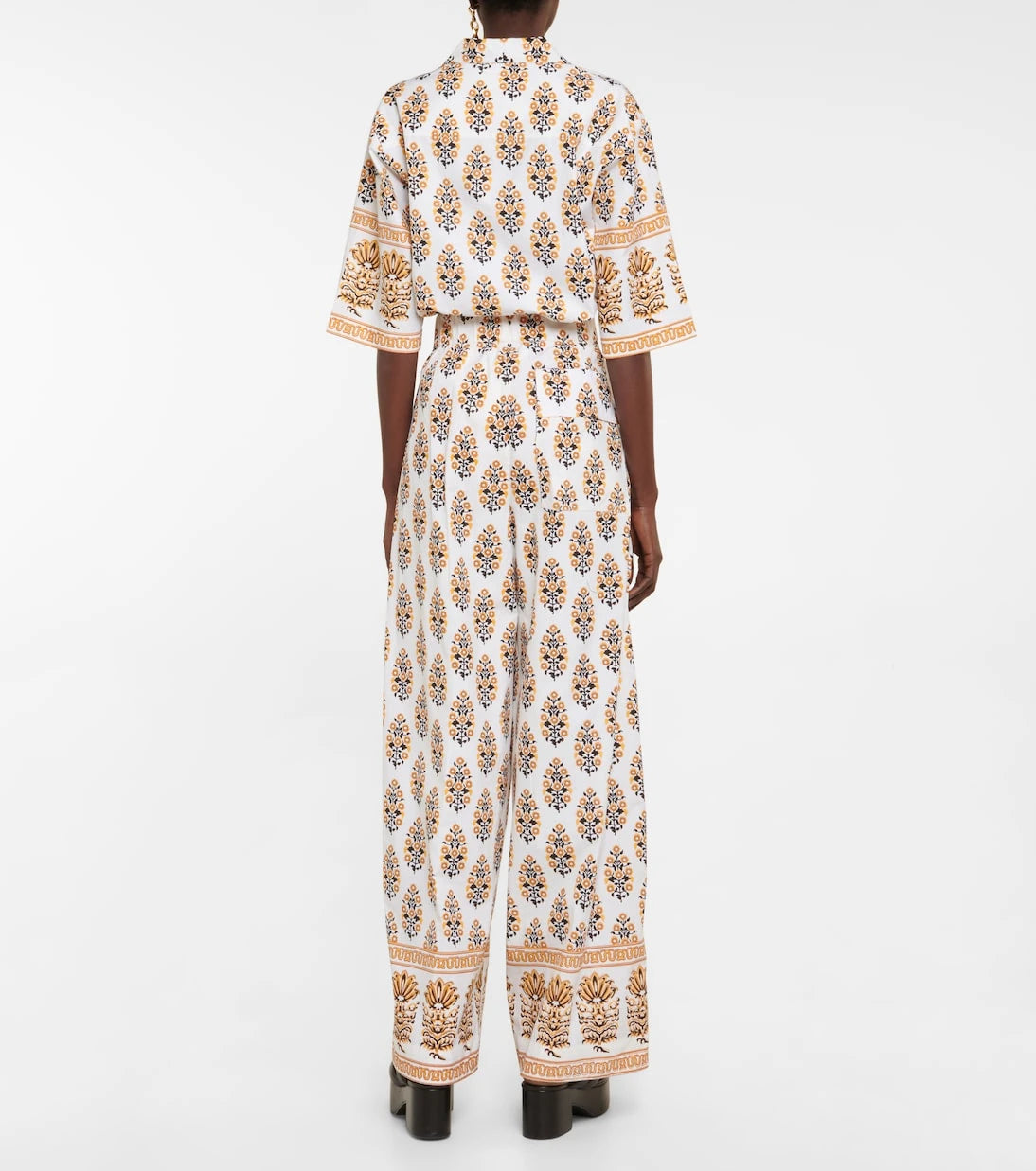 Dries Van Noten - Printed high-rise pants