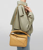 LOEWE Beige Small Leather Puzzle Top-Handle Bag