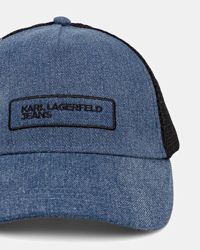 Karl Lagerfeld Jeans şapka trucker kadın pamuklu