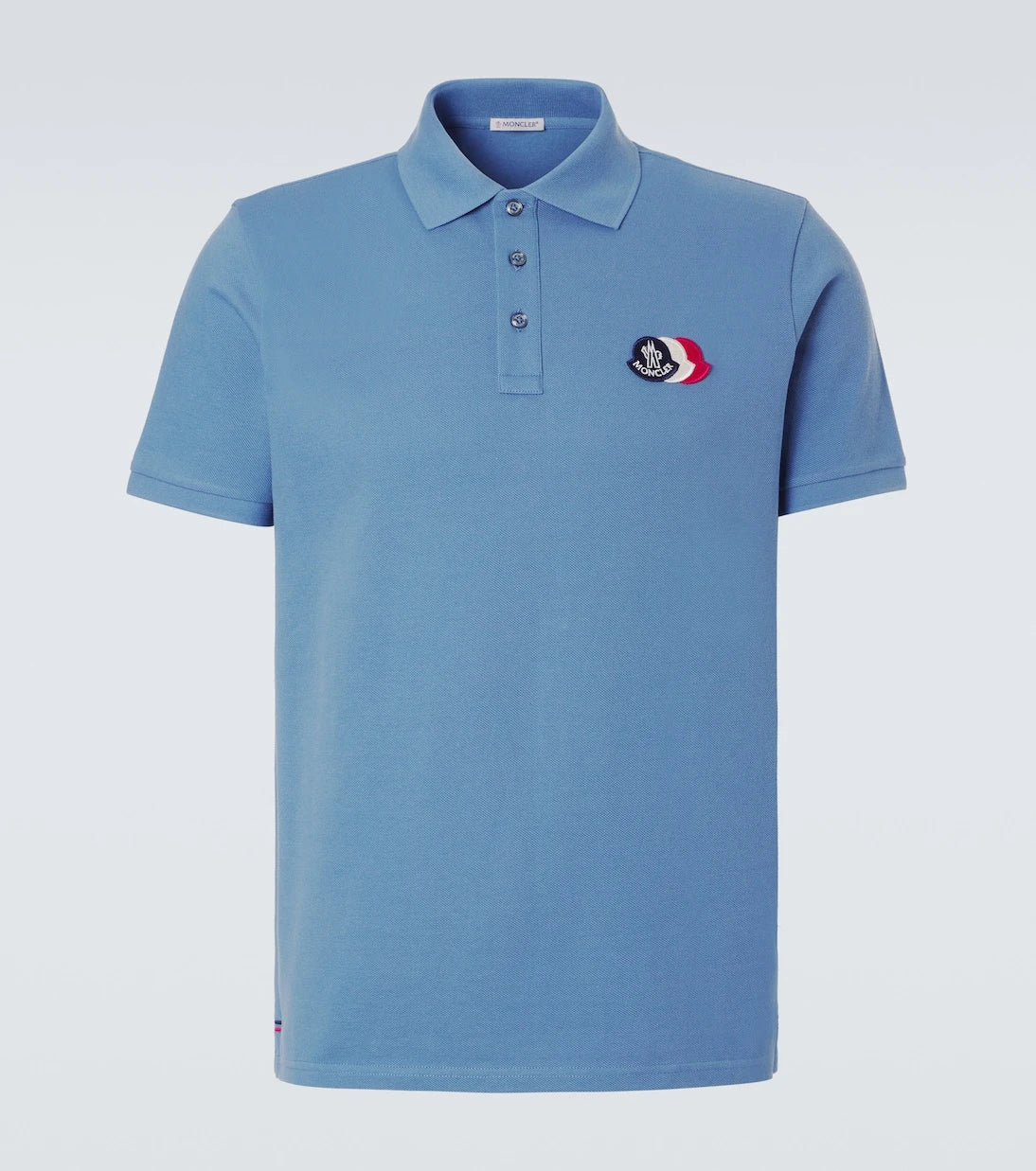 Moncler - Logo cotton piqué polo shirt