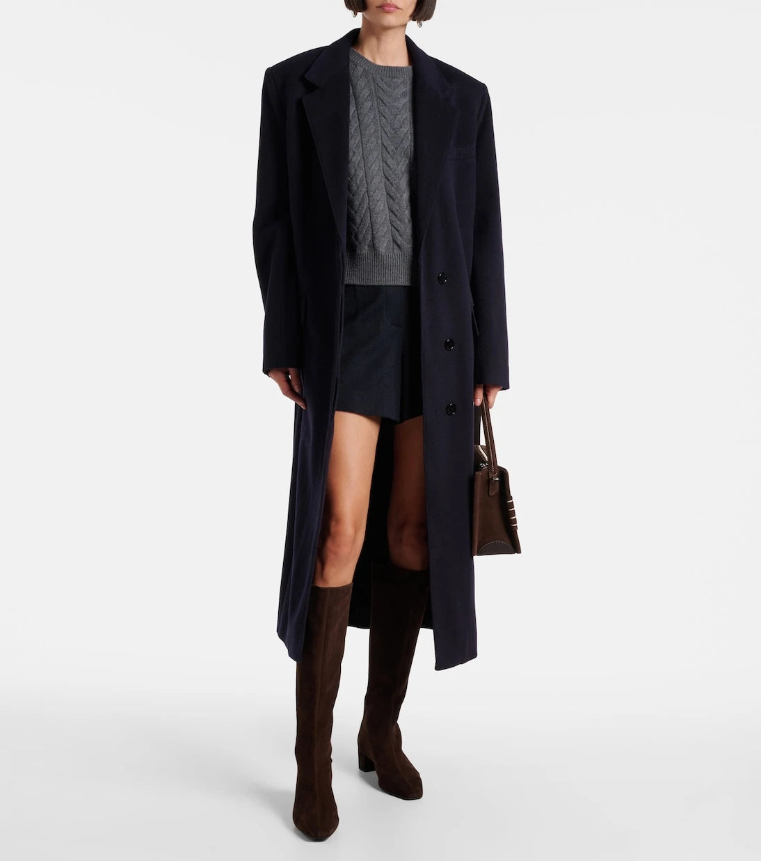Aquazzura - Saint Honore 35 suede knee-high boots