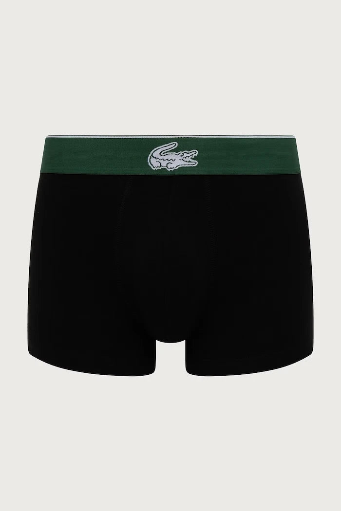 Lacoste pamuk ve elastan içeren erkek dar kesim boxer 3'lü
