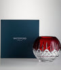 Crystal Lismore Red Rose Bowl (20cm)