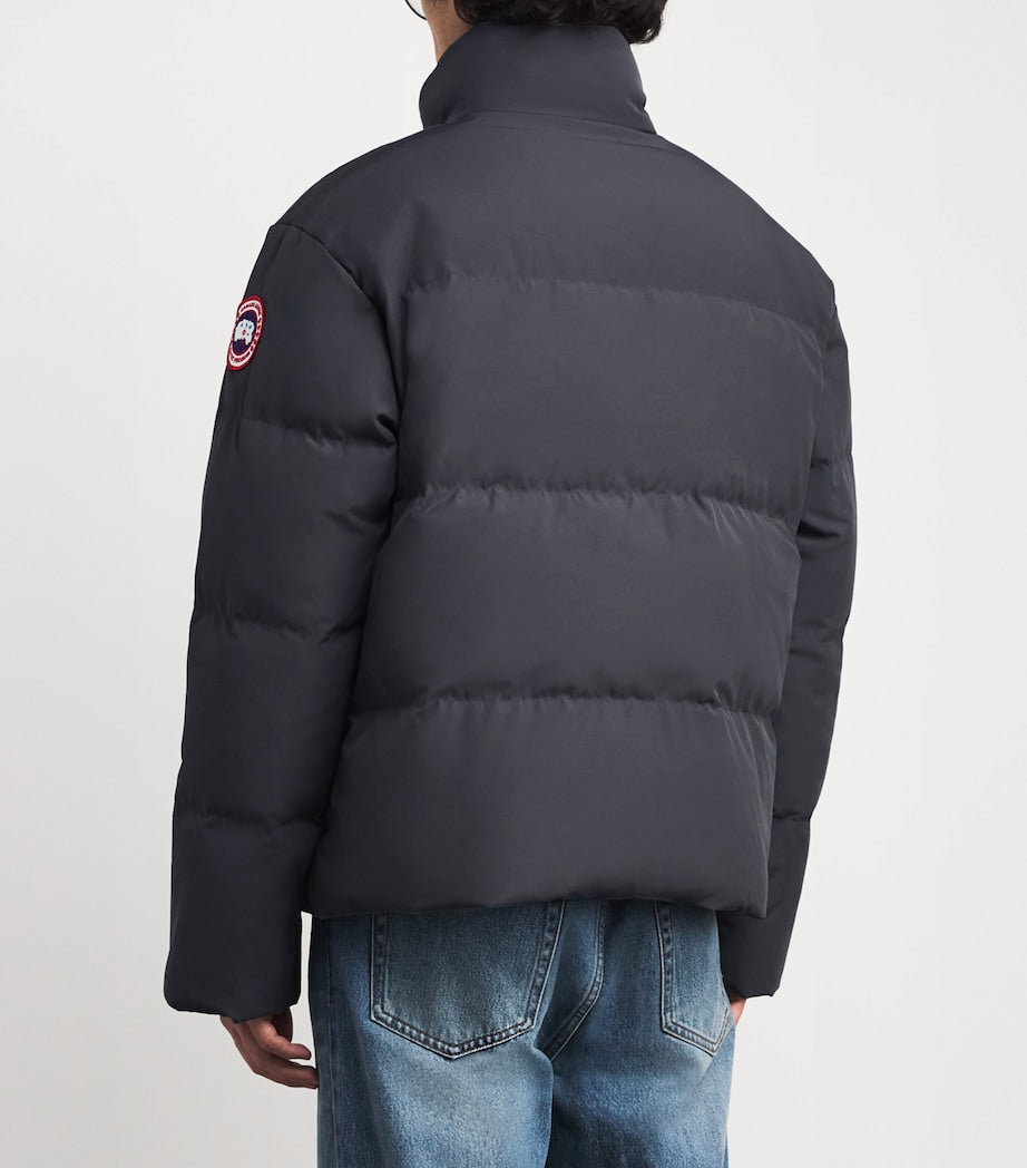 Canada Goose Grey Down Water-Repellent Bayview Puffer Jacket