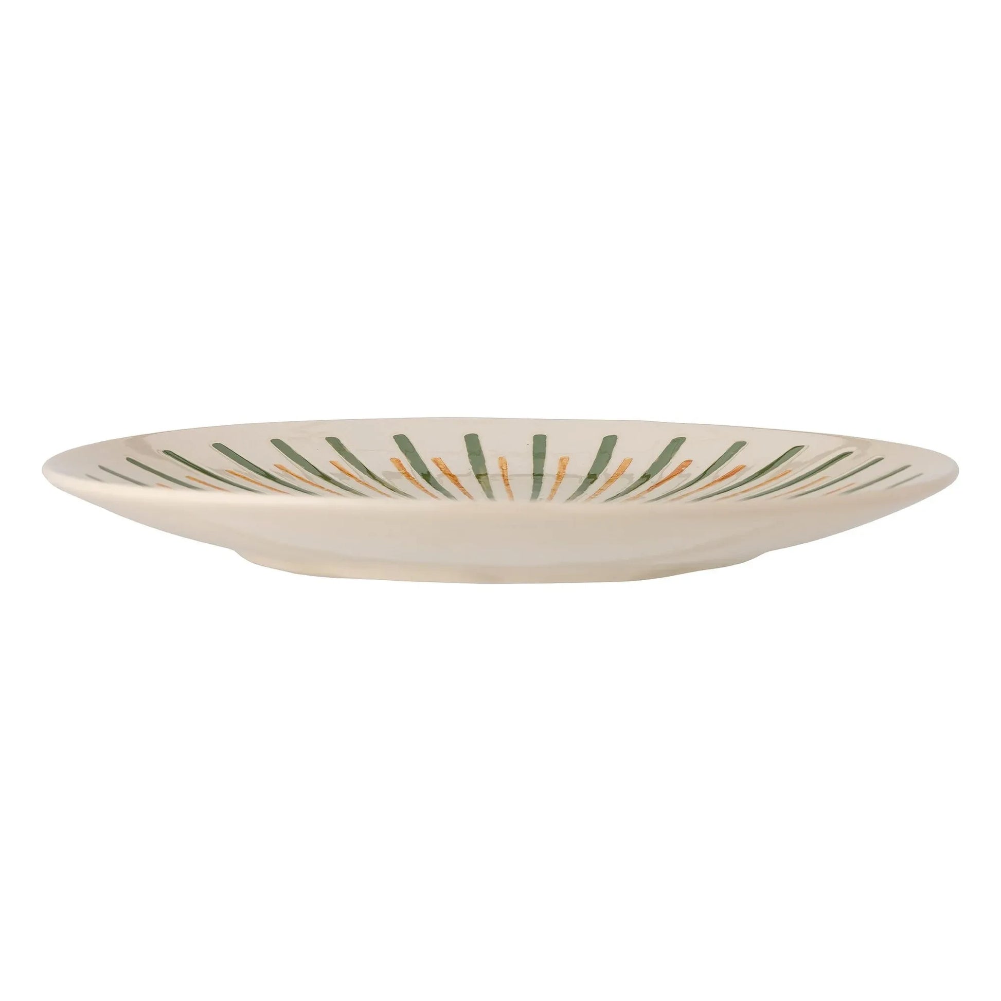 Bloomingville - Heikki stoneware plate  | Green