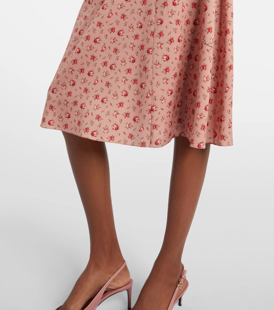 Dolce&Gabbana - Floral silk-blend midi dress