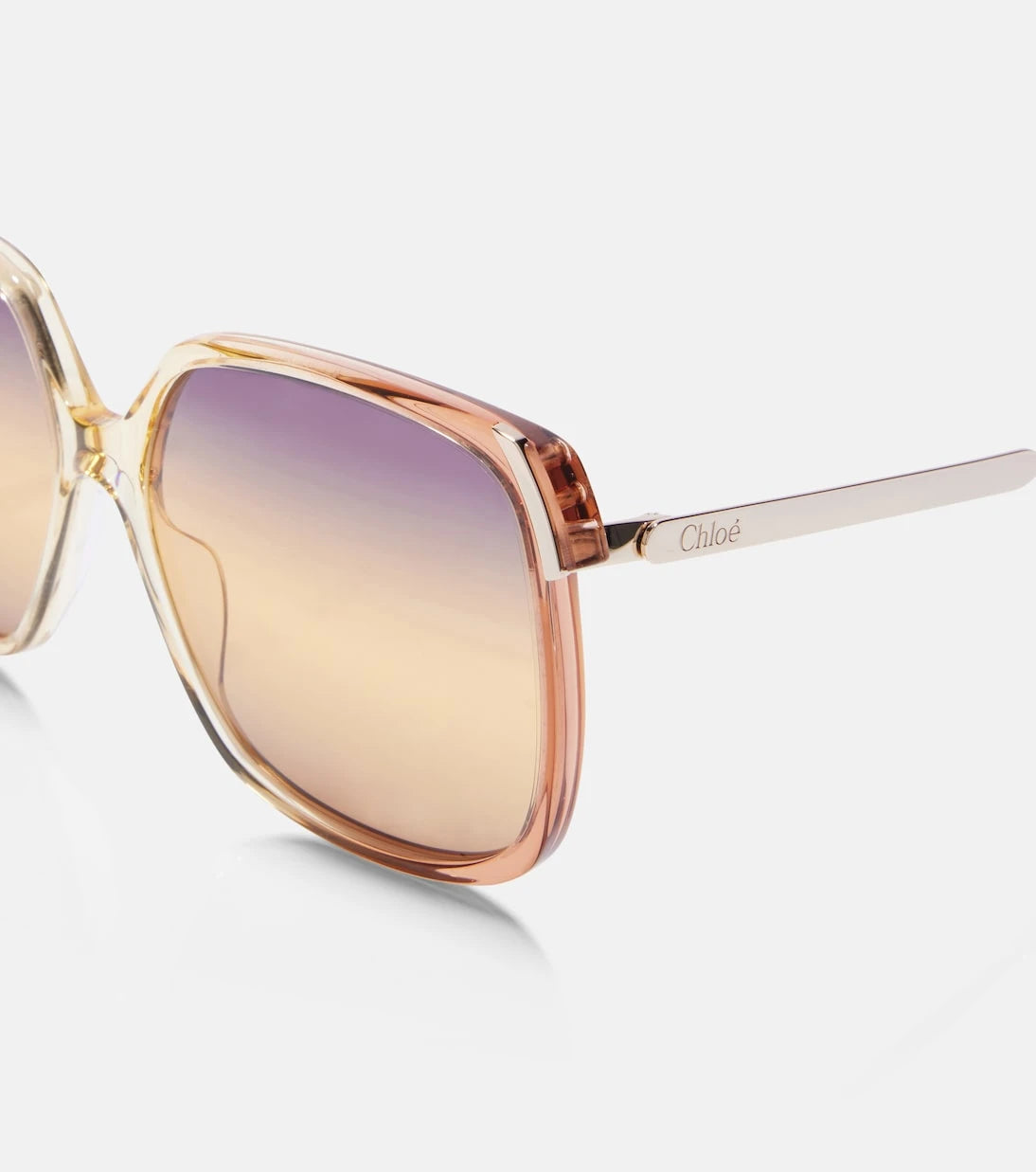 Chloé - Logo oversized sunglasses